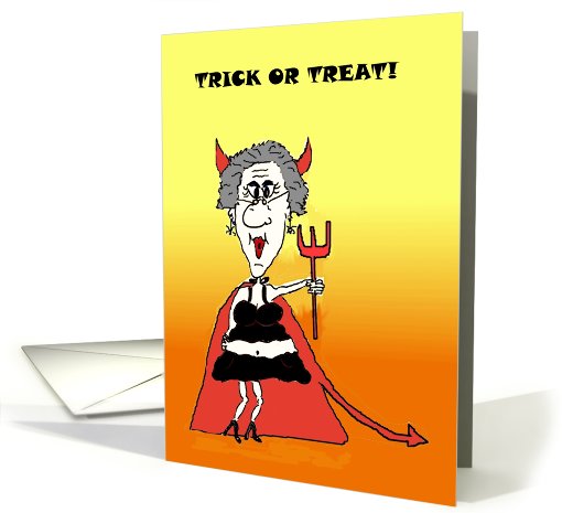 Trick or Treat Halloween card (688279)