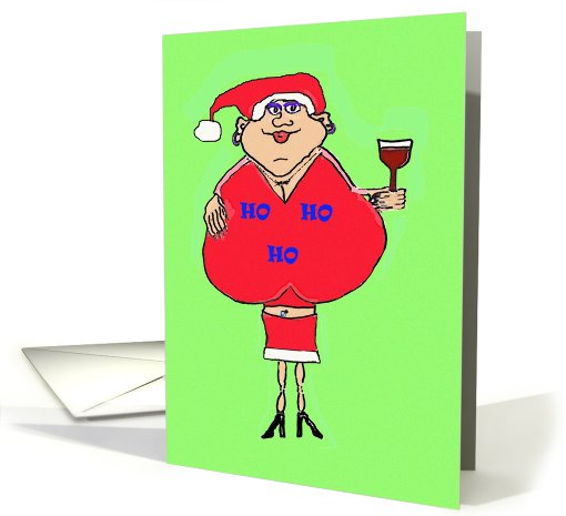 Ho Ho Christmas card (700711)