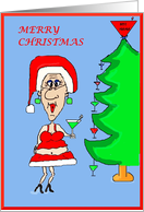 Hot Mama Christmas Card 