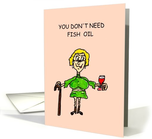 Drink Wine 40th Birthday card (798624)