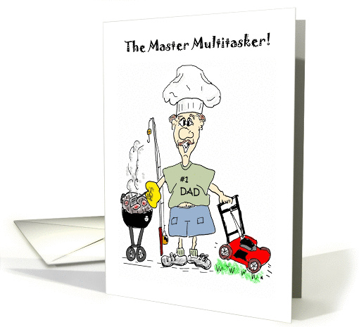 Master Multitasker Father'S Day card (821159)