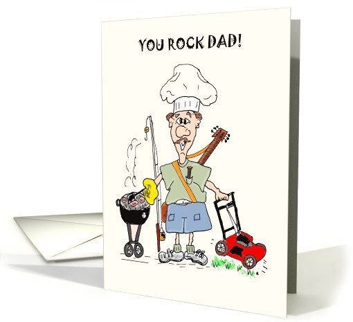 You Rock Father'S Day card (821160)