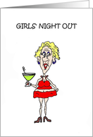 Girls’ Night Out Invitation card