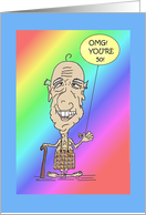 Omg! You’Re 50 Birthday Card 