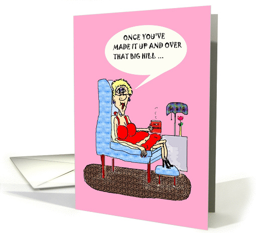 Over The Hill Hot Mama Birthday card (880307)