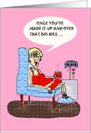 Over The Hill Hot Mama Birthday Card 