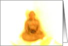 Glowing Buddha card