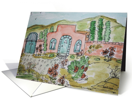little house in the west card (597522)