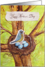 Happy Mother’s Day (Blue Robin) card