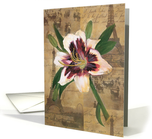 Lily of France card (611346)