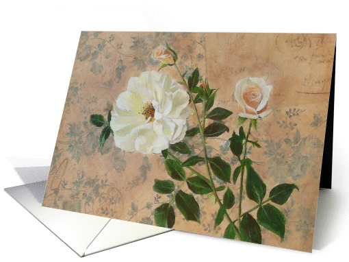 Old Fashioned Rose card (611350)