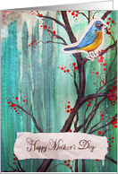 Happy Mother’s Day (Robin on Cherry Tree) card