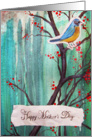 Happy Mother’s Day (Robin on Cherry Tree) card