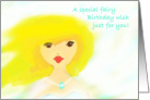 Birthday For Girls, fairy wishes card