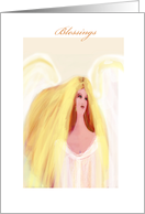 beautiful angel Blessings to you card