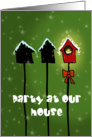Party at our house card