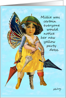 MIllie and Her Party Dress card