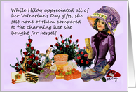 Hildy and Her Hat Valentine’s Day card