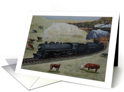 Locomotive Father's Day card (605875)