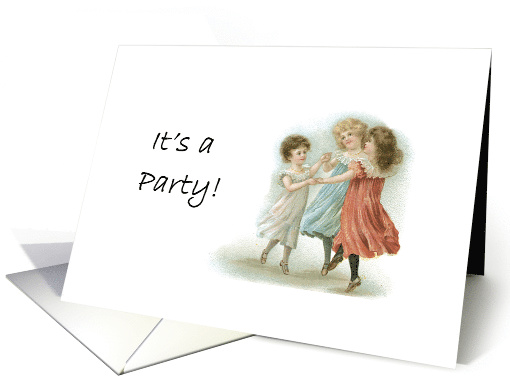 Party Invitation Appropriate for Young Girl card (629021)
