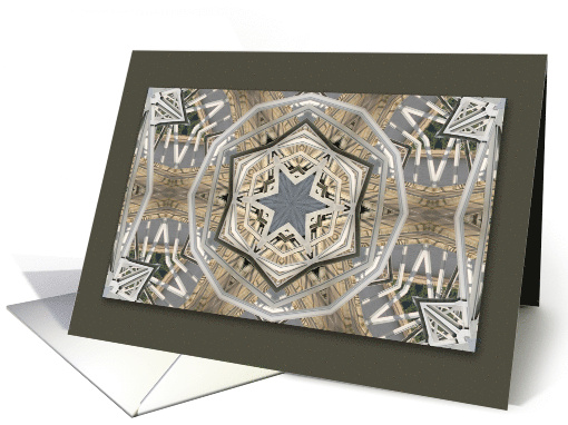 Thank You, Kaleidoscoped Suspension Bridge card (639172)