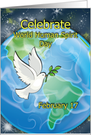 World Human Spirit Day February 17 card