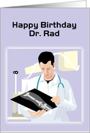 Happy Birthday Radiologist card