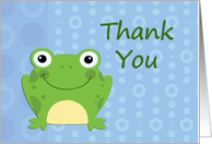 Smiling Frog Thank You card