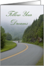 Follow Your Dreams ~ Motorcycle riders card