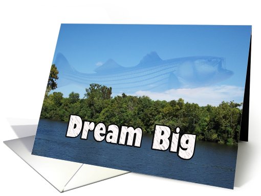 Dream Big ~ Fish ~ Blank card (622706)