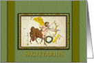 Sagittarius Birthday card