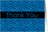 Hexagon Thank You card
