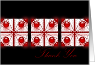 Thank You ~ Floating orbs graphic design card