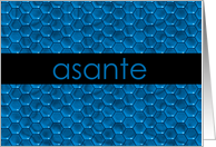 Asante ~ Thank you...