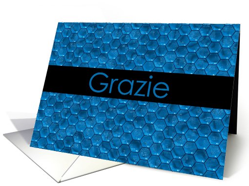 Grazie ~ Thank you Italian card (650563)