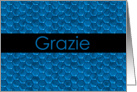 Grazie ~ Thank you Italian card