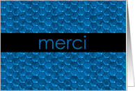 Merci ~ Thank you French card