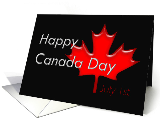 July 1st Birthday ~ Canada Day card (653214)