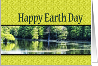 Earth Day ~ Calm lake ~ April 22 card