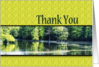 Thank You ~ Calm lake card