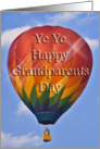 Grandparents Day for YeYe ~ Hot air Balloon card
