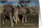 Elephant Appreciation Day ~ Sept 22 card