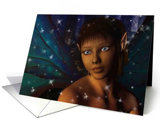 Woodland Faerie, Blank Note card (669982)