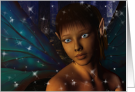 Woodland Faerie, Blank Note Card