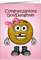 Lost Tooth Congratulations for GodDaughter card