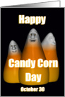 Happy Candy Corn Day October 30 card