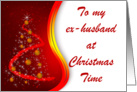 Red Christmas Tree For Ex Husband card