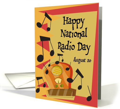 Happy National Radio Day August 20 card (732460)