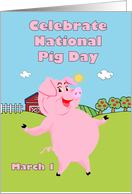 National Pig Day ~ March 1 card
