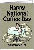 Happy National Coffee Day September 29 card